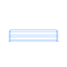 Furniture Daybed Ikea Utaker Daybed Editable Svg Line Art, Free Vectors File